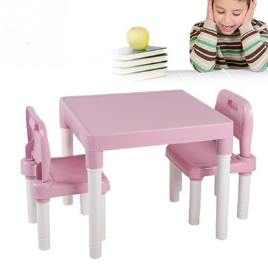 Portable Cute Kids Children’s Table Chair Set Kids Bedroom Playroom Nursery Home Furniture Toy Gift