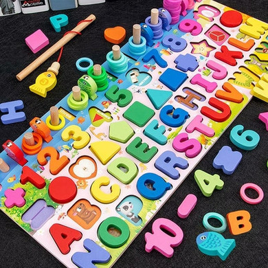 Wooden Montessori Educational Toys For Children Kids Early Learning