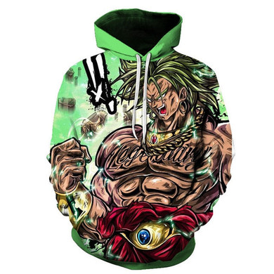 Dragon Ball Z Street Art Broly Hoodie