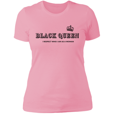 BQ I Respect Who I Am Ladies' Boyfriend T-Shirt
