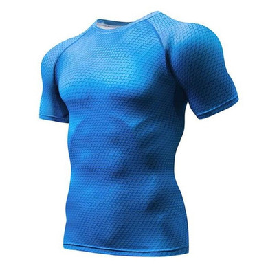 Spring Men's RunningT-Shirt Gym Fitness Tights Top Soccer Jerseys Mens Sports Fitness Long Sleeves Rashguard T Shirt Quick Dry