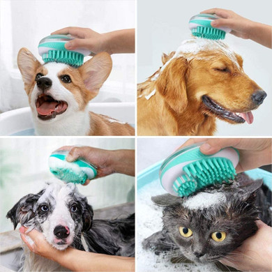 Pet Dog Cat Bath Brush