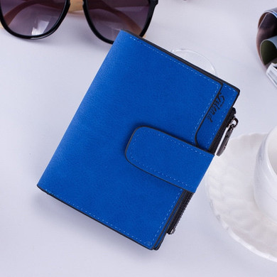New Wallet Women Leather Short Purse Card