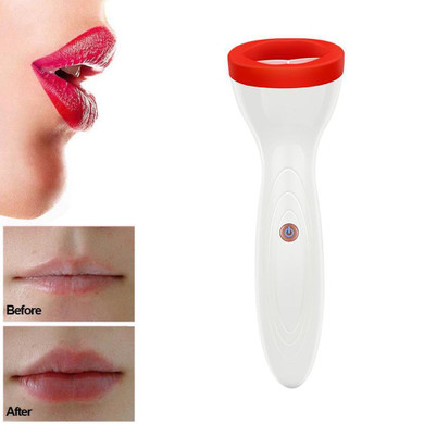 Silicone Lip Plumper Device Electric Lip Plump Enhancer Natural Sexy Fuller Lips Enlarger Bigger Care Tool Aumento Pump Lab W1A8