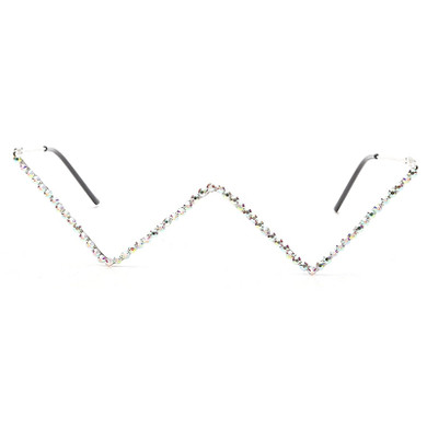 Rhinestone Triangle Eyewear Frames