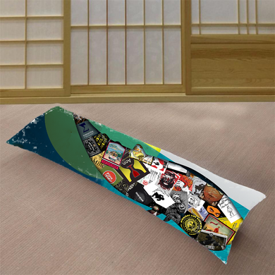 Long Body Pillow Case - Whalez Fragmented - (Craft Beer Artwork)