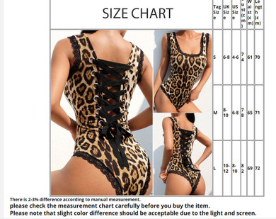 Sexy Lace Up Leopard Print Bodysuit Sexy Lace Up Leopard Print Bodysuit