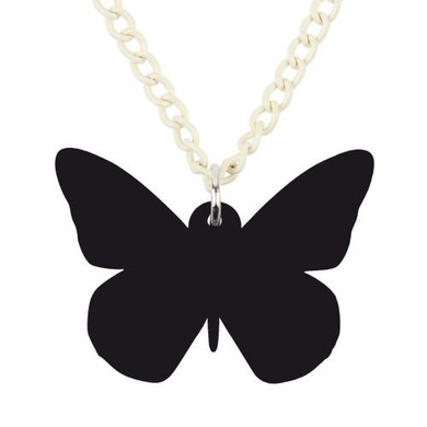 Monarch Butterfly Acrylic Necklace