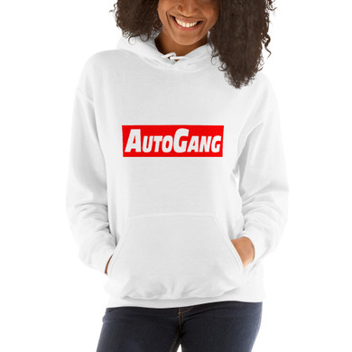 AUTOGANG SAVAGE TAG Black Women Hooded Sweatshirt