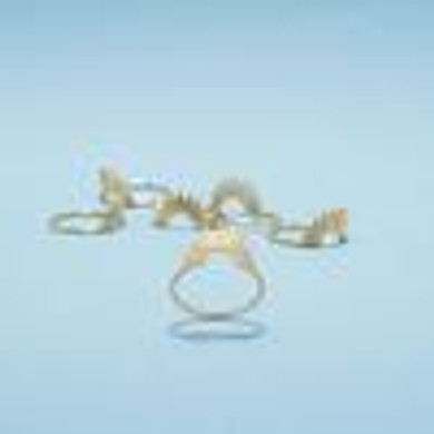 14 Karat Gold Plated Sterling Silver Sunburst Ring