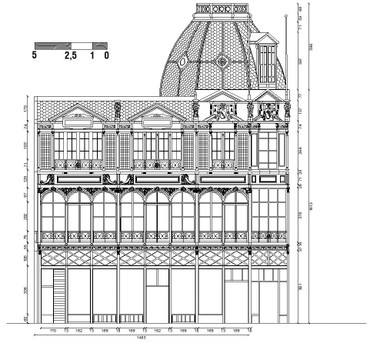 【Famous Architecture Project】Edwards commercial building - Plaza de armas - Chile 3D CAD-Architectural 3D CAD model