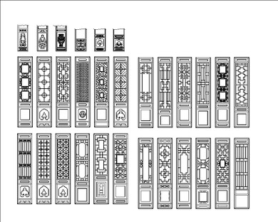 ★【Chinese Architecture Design CAD elements V3】All kinds of Chinese Architectural CAD Drawings Bundle