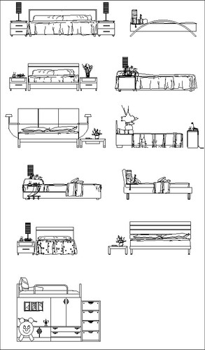 ★【Interior Design Autocad Elevation Collections V.1】All kinds of CAD Elevation Bundle