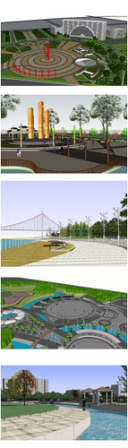 ★Best 15 Types of Plaza Landscape Sketchup 3D Models Collection V.2