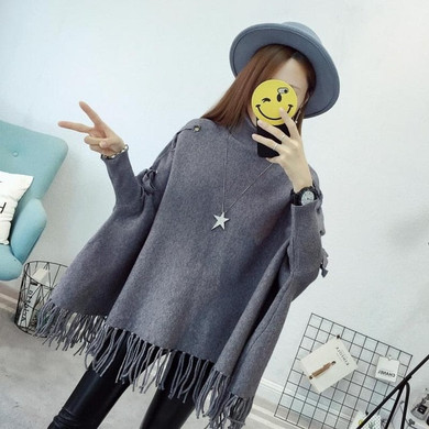 Oversized Pullovers Swing Sweater