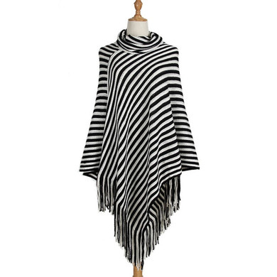 Ladies Knitted Poncho