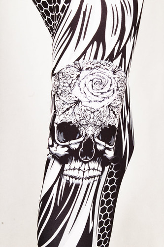 Honeycomb Skull Legging