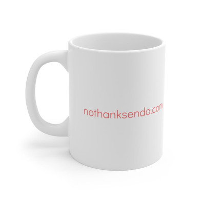 "No, Thanks Endo Logo" Mug