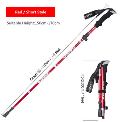 Outdoor Portable Collapsible Ultralight Trekking Poles
