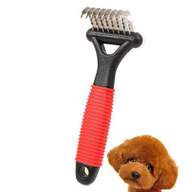Grooming Rake w/Ergo Grip Handle