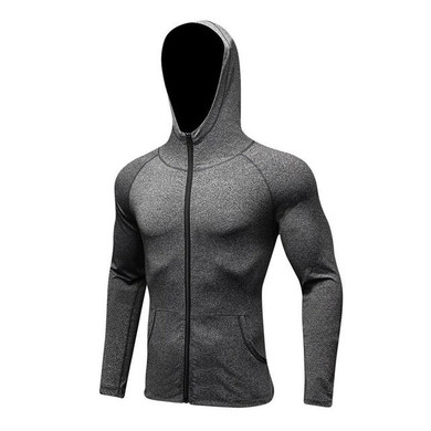 Men Compression Top Fast Dry Hoodie Sweater Thermal Wintergear Fleece Compression Baselayer Long Sleeve Drop Shipping