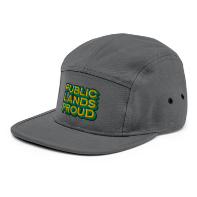 PLP New Logo - Gold and Green 5 Panel Camper