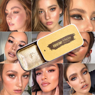 3D Feathery Brows Eyebrow Shaping Makeup Gel Soap Waterproof Long Lasting Eyebrow Setting Brushed-Up Brow Defining Tool Kits