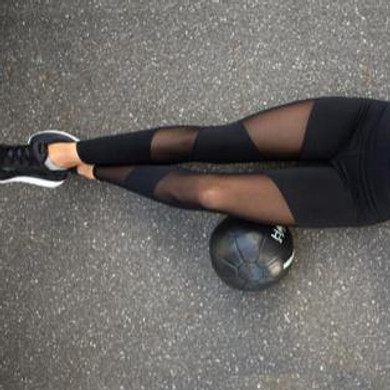 Women's Mesh  Yoga Breathable Slim Leggings