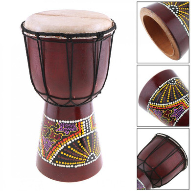 Djembe Drums 6 Inch Professional African Djembe Drum Classic Painting Wood Goat Skin Good Sound Musical Instrument