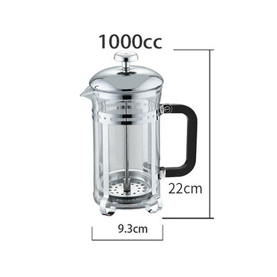 Manual french press Coffee Espresso Maker Pot Stainless Steel Glass Cafetiere French Coffee Filter Tea Kettle barista Tool