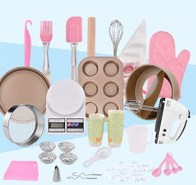 bakeware set Baking  35PCS cake whisk electronic scales pizza mold  cup flour sieve gloves egg dispenserbakingware tools