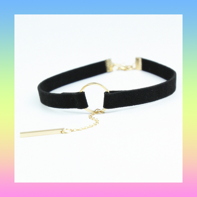 Velvet Bar Choker