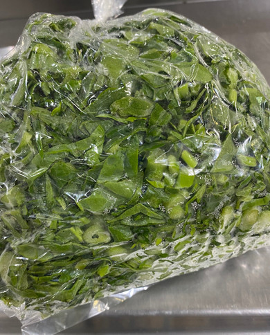 Fresh cut water greens