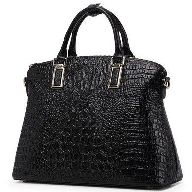 Women Bags Authentic Women Crocodile Pattern Bag 100% Genuine Leather Women Handbag Big Totes Women Bag Famous Brand Bags Luxury