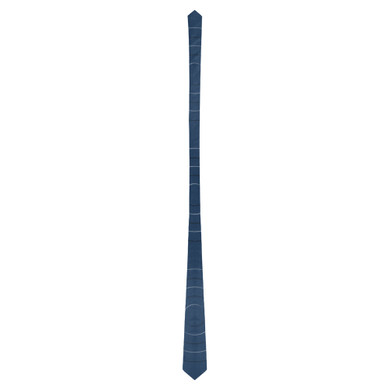 Prussian Blue Bird Eye Classic Necktie (Two Sides)
