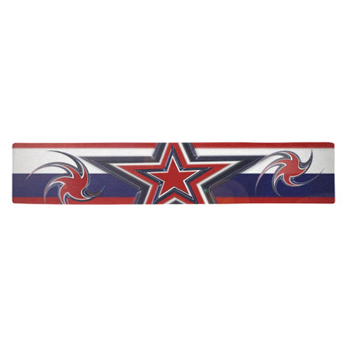 Tricolor Stars Stripes Table Runner 14x72 inch