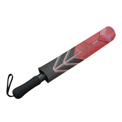 Arrow Through Love Hearts Semi-Automatic Foldable Umbrella (Model U05)