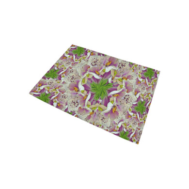 Digitalis Purpurea Flora Area Rug 5'3''x4'