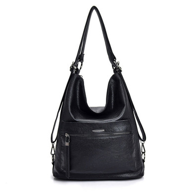 3-in-1 Leather Multifunction Backpack For Teenage Girls Fashion Female Large Capacity School Bag Women Shoulder Bags