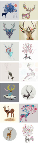 ★Download Deer Vector AI Files