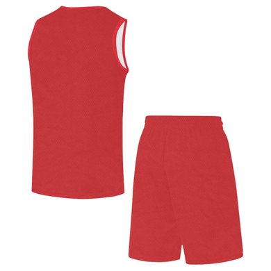 Alizarin Dissolve All Over Print Basketball Uniform