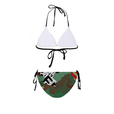 © 2&Fro Green Camo print Women's Bikini
