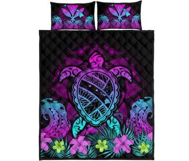 Hawaii Turtle Polynesian Turquoise Unique Design Bedding Set