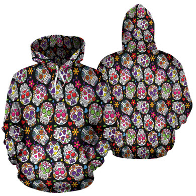 Multi-Colored Skull Hoodies