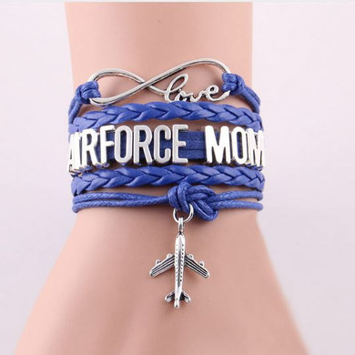 Infinity Love AIR FORCE Mom Bracelet Offer