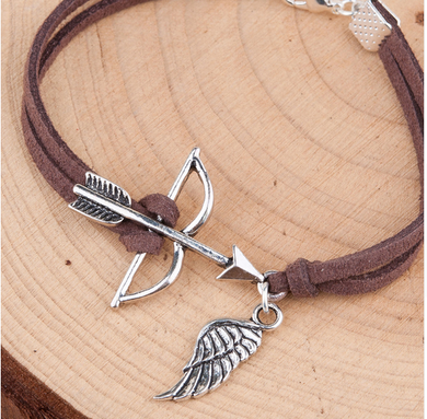 Handmade Bow and Arrow Bracelet