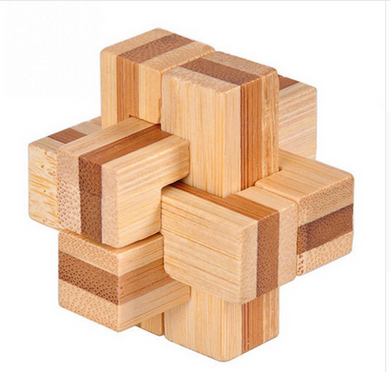 3D Wooden Interlocking Burr Puzzles Game For Kids and Adults