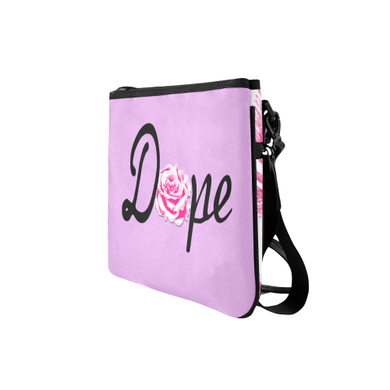 Dope Pink Rose slim clutch