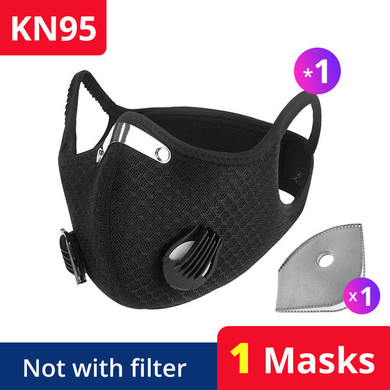 Sports Mask with Activated Carbon Breathing Valve