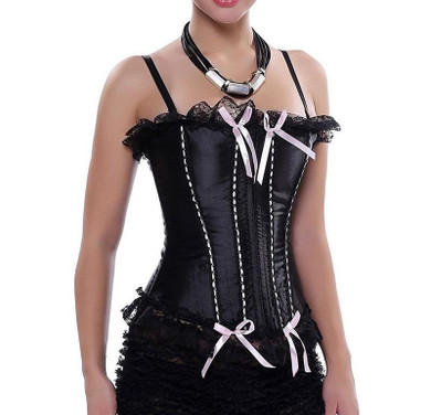Sissy Corset - Pink Bows